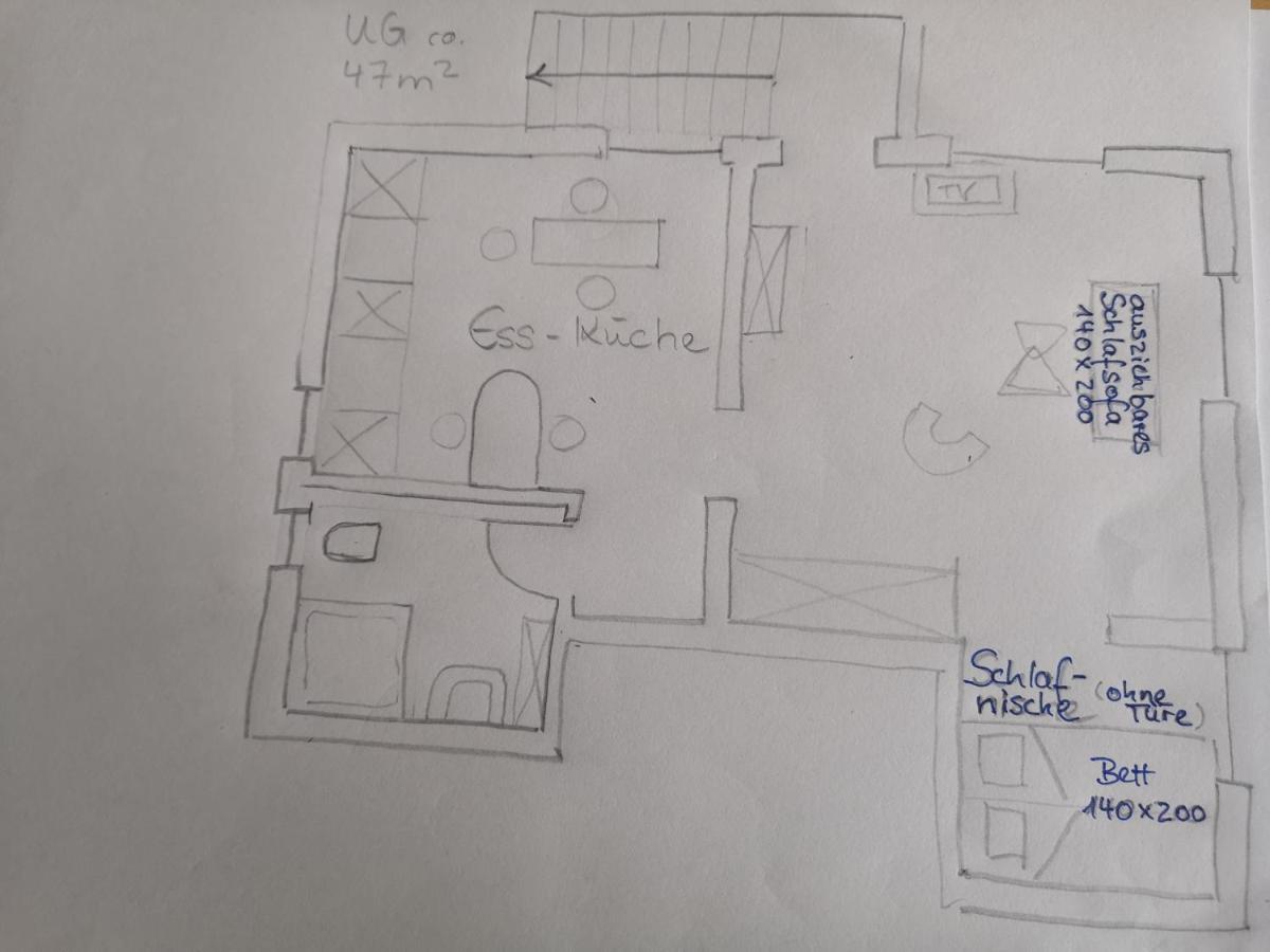 Freundliche Ferienwohnung Bad Urach Luaran gambar